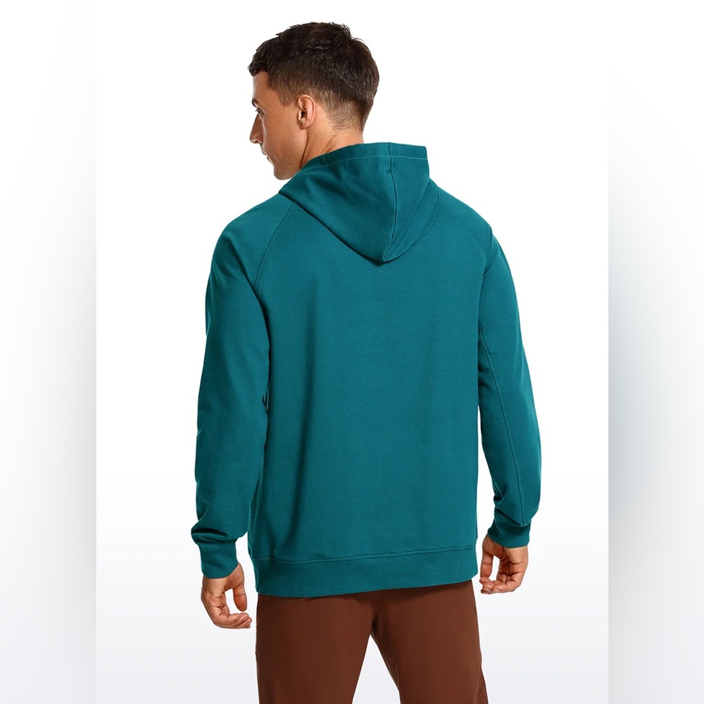 CRZ YOGA | Men’s Hoodie | XL | Teal Blue